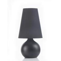 Asztali Lámpa 223/pn - fekete, Konventionell, textil/kerámia (20/40cm)