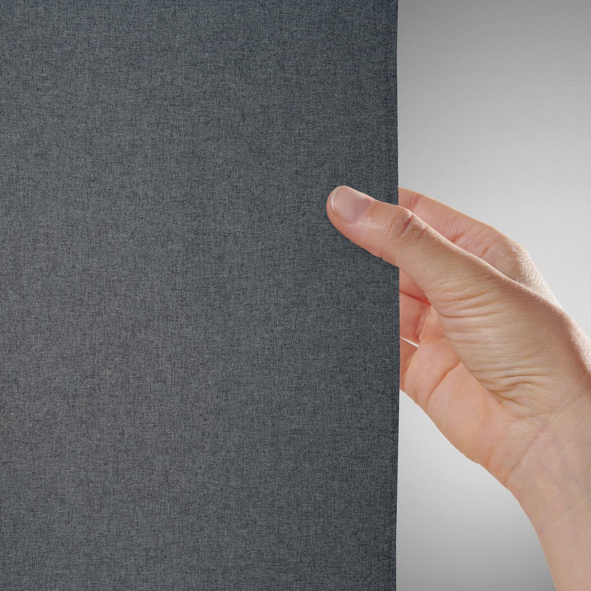 Končana Zavesa Ulrich 300cm - antracit, Moderno, tekstil (135/300cm) - Modern Living