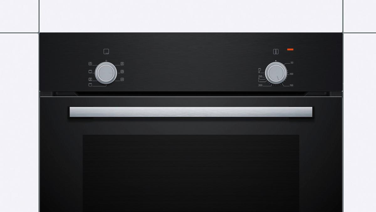 Backofenset HBD211FB65 Schwarz - Schwarz, Metall (60cm) - Bosch