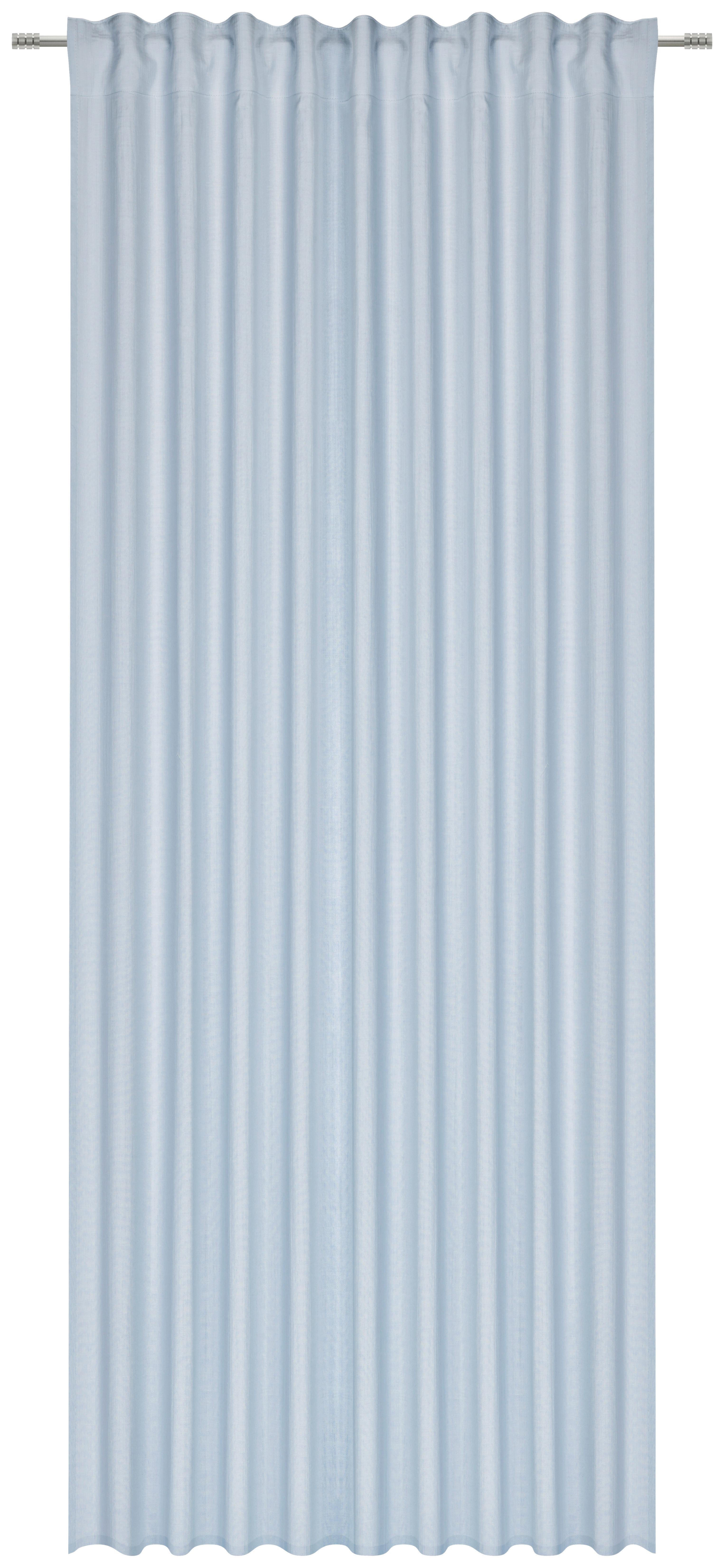ZASŁONA GOTOWA MUSSELIN - jasnoniebieski, Basics, tkanina (135/255cm) - Esposa