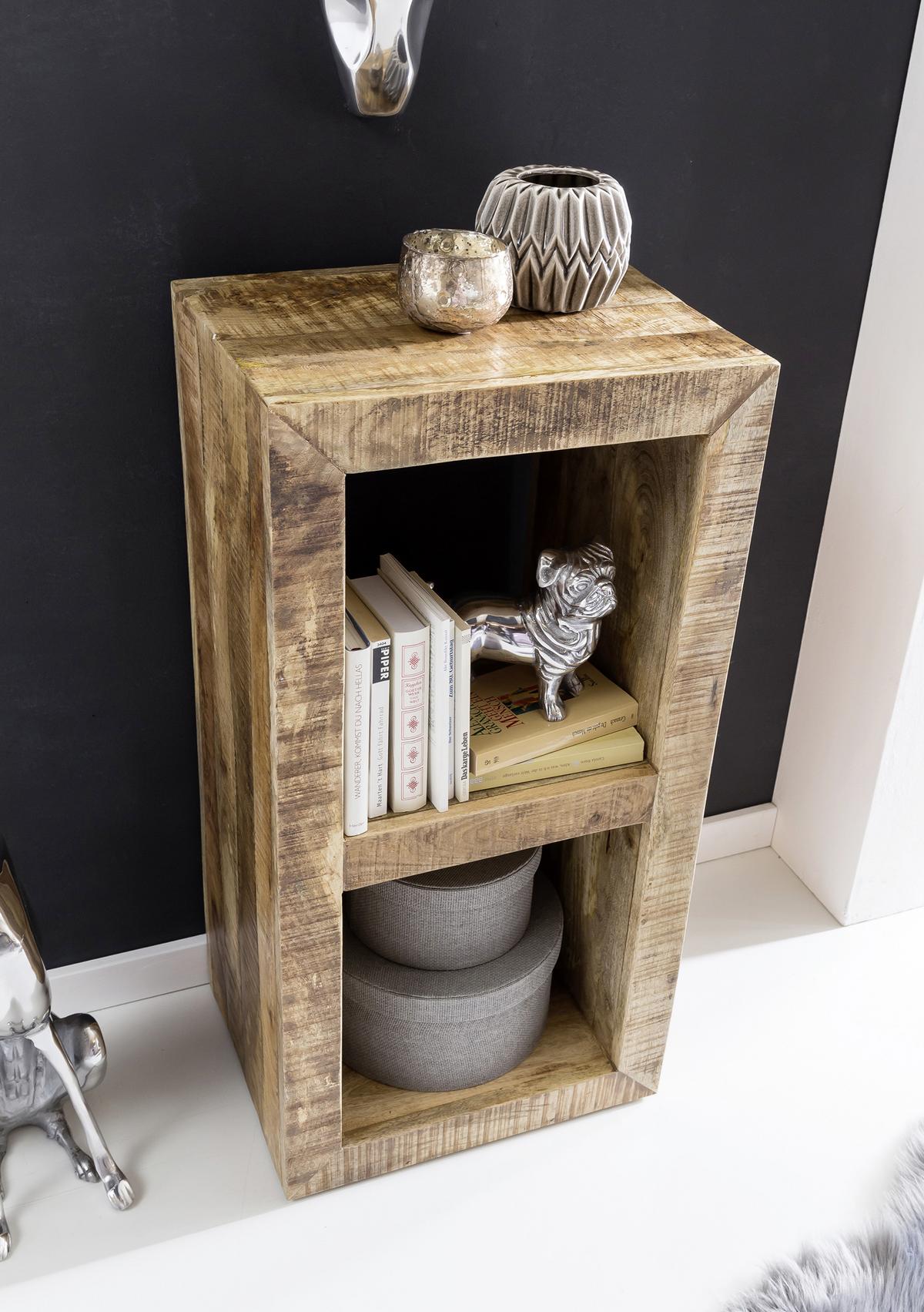 Regal Rustica - rjava, Design, les (45/90/35cm) - MID.YOU