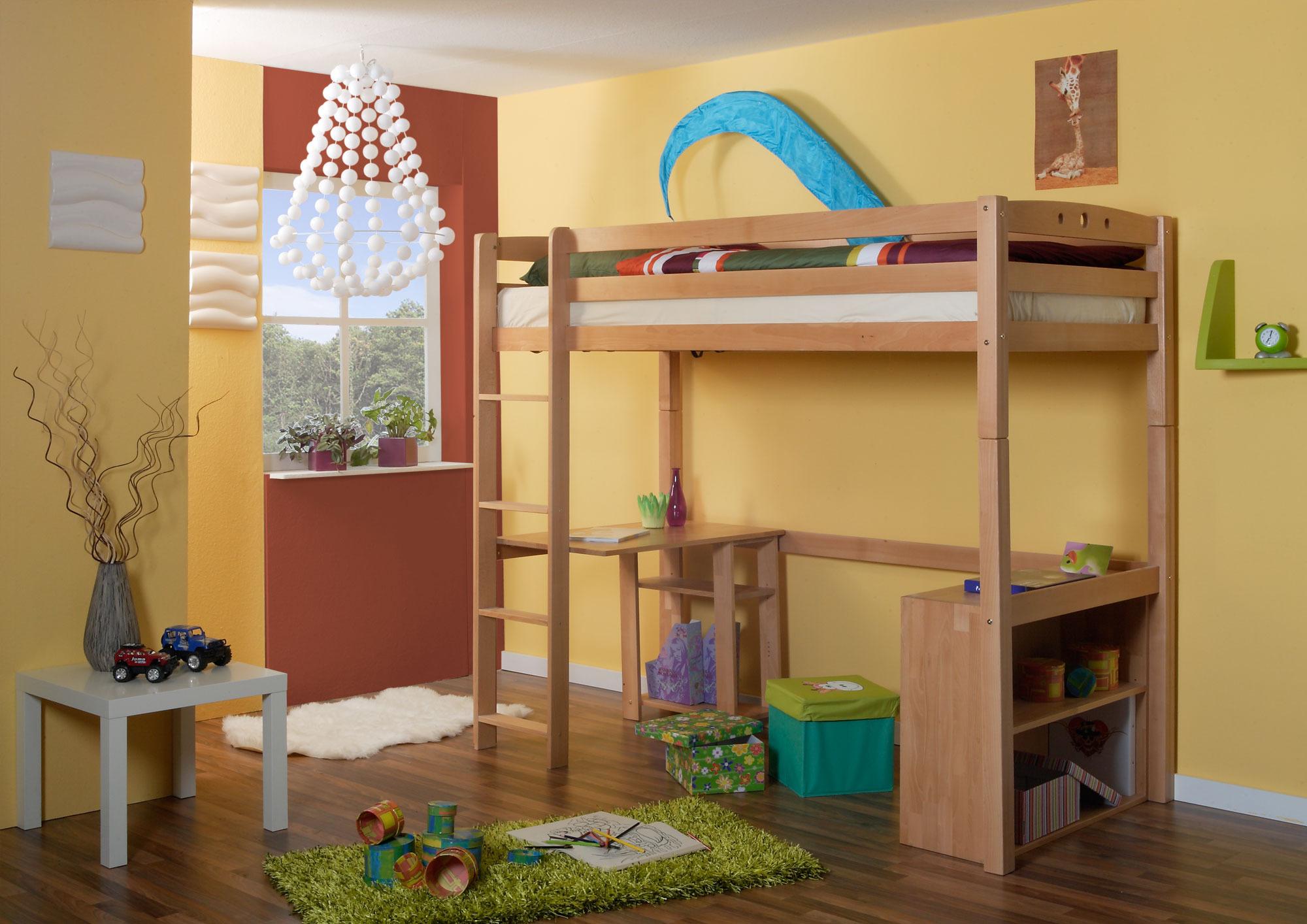 Pograd Tolly R, 90x200, Bukev, Masivno - barve bukve, Basics, les (90/200cm) - MID.YOU