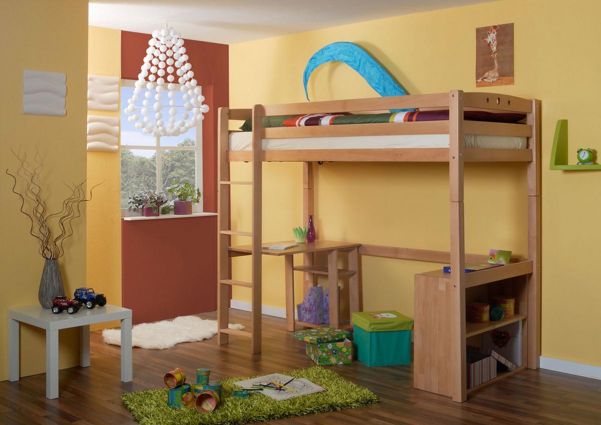Pograd Tolly R, 90x200, Bukev, Masivno - barve bukve, Basics, les (90/200cm) - MID.YOU