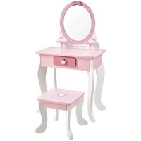 TOALETKA SWEET - różowy/biały, Basics, materiał drewnopochodny/tworzywo sztuczne (48/29/87cm) - My Baby Lou