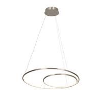 LAMPA WISZĄCA LED BIRMINGHAM *SBN* - kolor niklowy, Lifestyle, tworzywo sztuczne/metal (67/150cm) - Novel