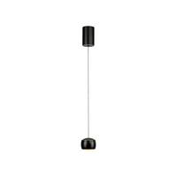 LED-Hängeleuche Ballini in Schwarz max. 5 Watt - Schwarz, Design, Glas/Kunststoff (10/10/67-220cm)