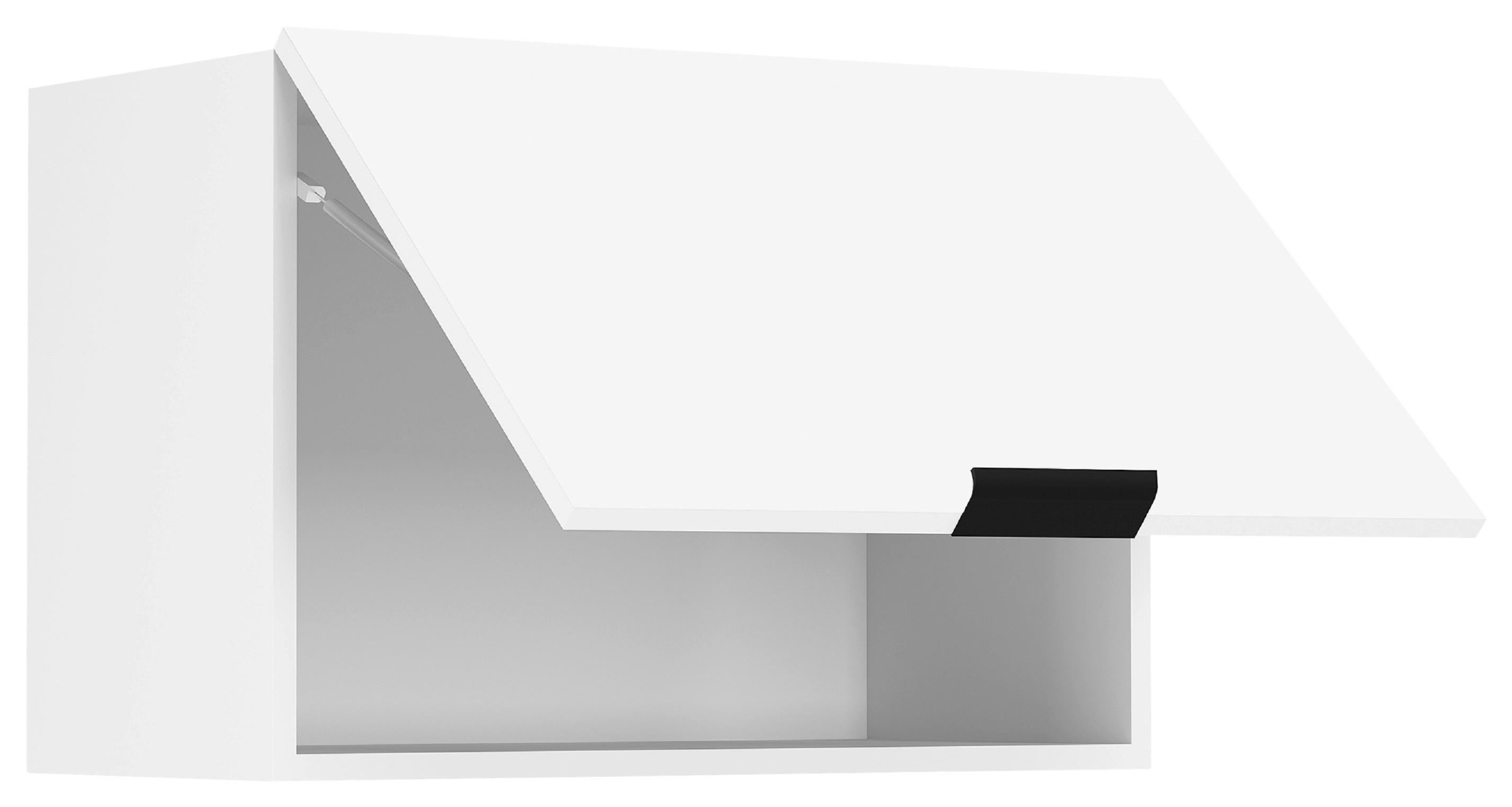 KÜCHENOBERSCHRANK FASOLA - Weiss/Schwarz, Trend, Holzwerkstoff/Kunststoff (60/40/31cm) - MID.YOU