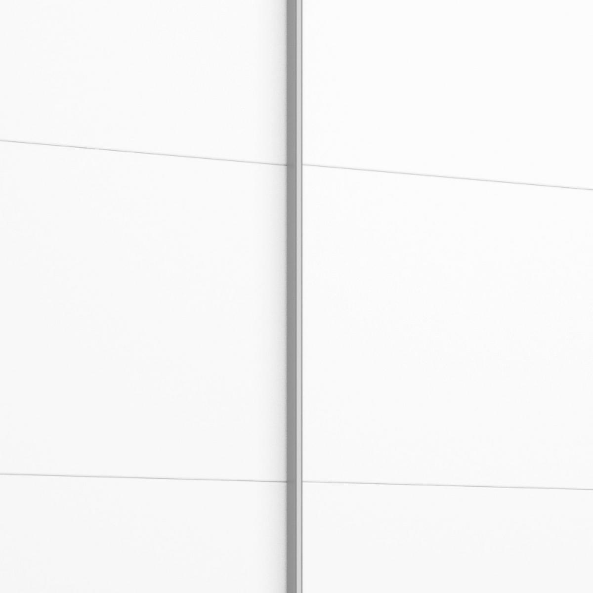Ormar S Kliznim Vratima Belluno - bijela/boje aluminija, Moderno, drvni materijal/metal (181/210/62cm) - Modern Living