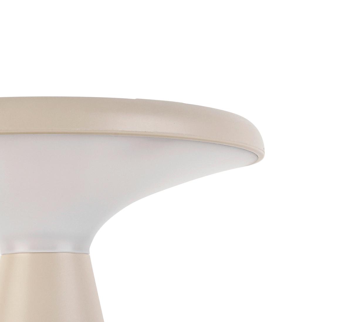 LED-Außenleuchte Hiro in Sandfarben max. 1,6 Watt - Sandfarben/Schwarz, MODERN, Kunststoff (11,5/20,3cm) - Modern Living