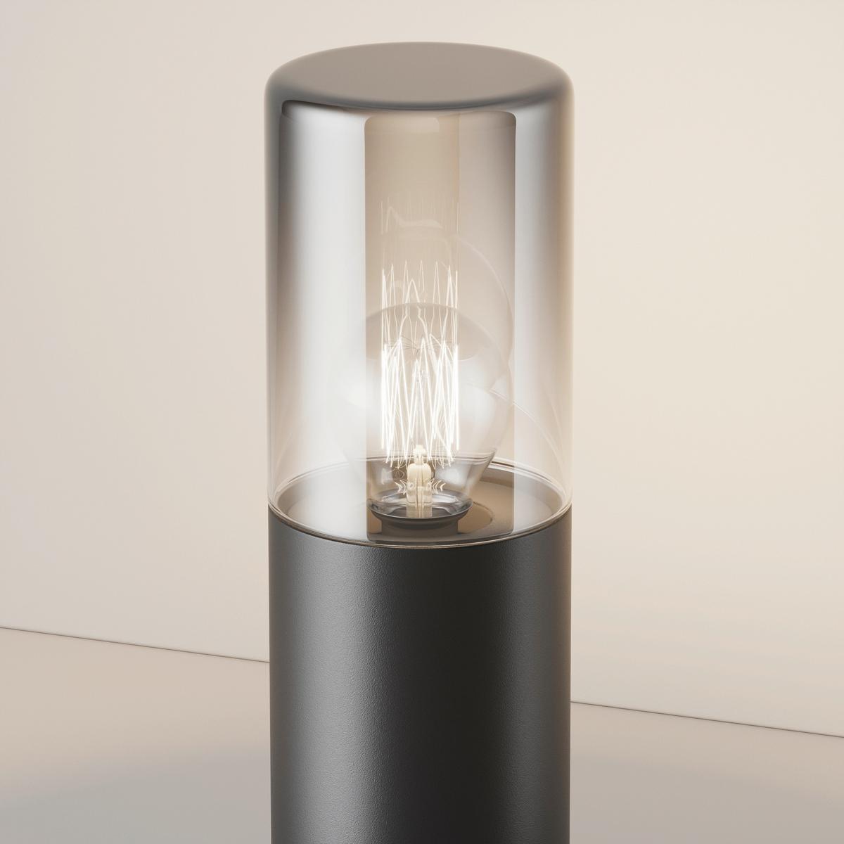 Wegeleuchte O432fl-01gf - Dunkelgrau, Design, Glas/Metall (8/25cm) - MAYTONI