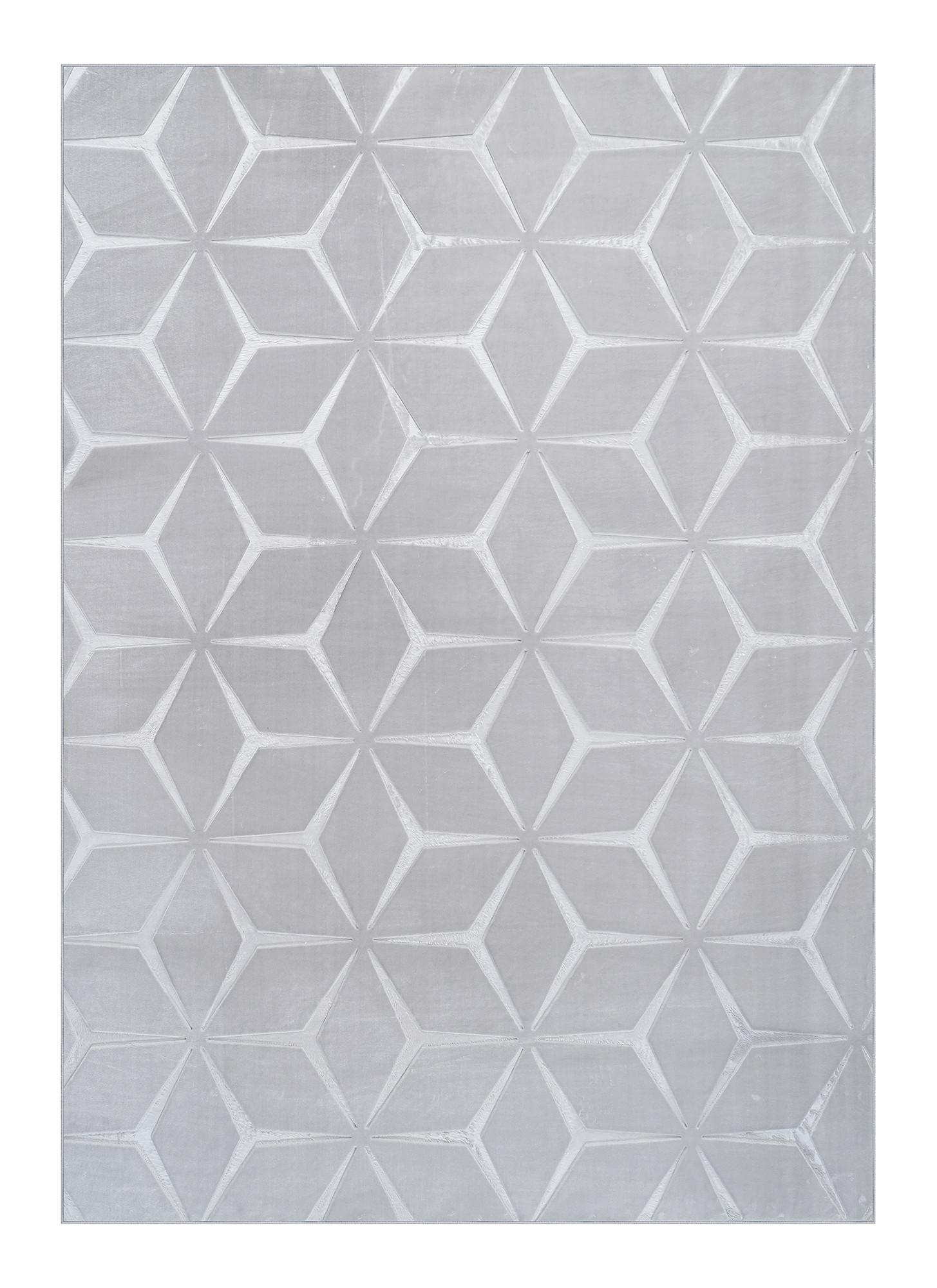 Läufer Calma 225 Silber 80 X 150 Cm - Silberfarben, Basics, Textil (80/150cm) - Kayoom