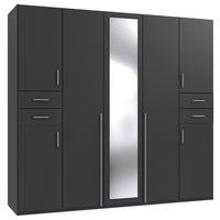 Ormar S Klasičnim Vratima Vegas - bijela/boje grafita, Basics, drvni materijal (225/208/58cm) - Modern Living
