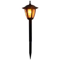 Lampă solară LATERN - negru, Modern, plastic (16/16/62cm) - Modern Living