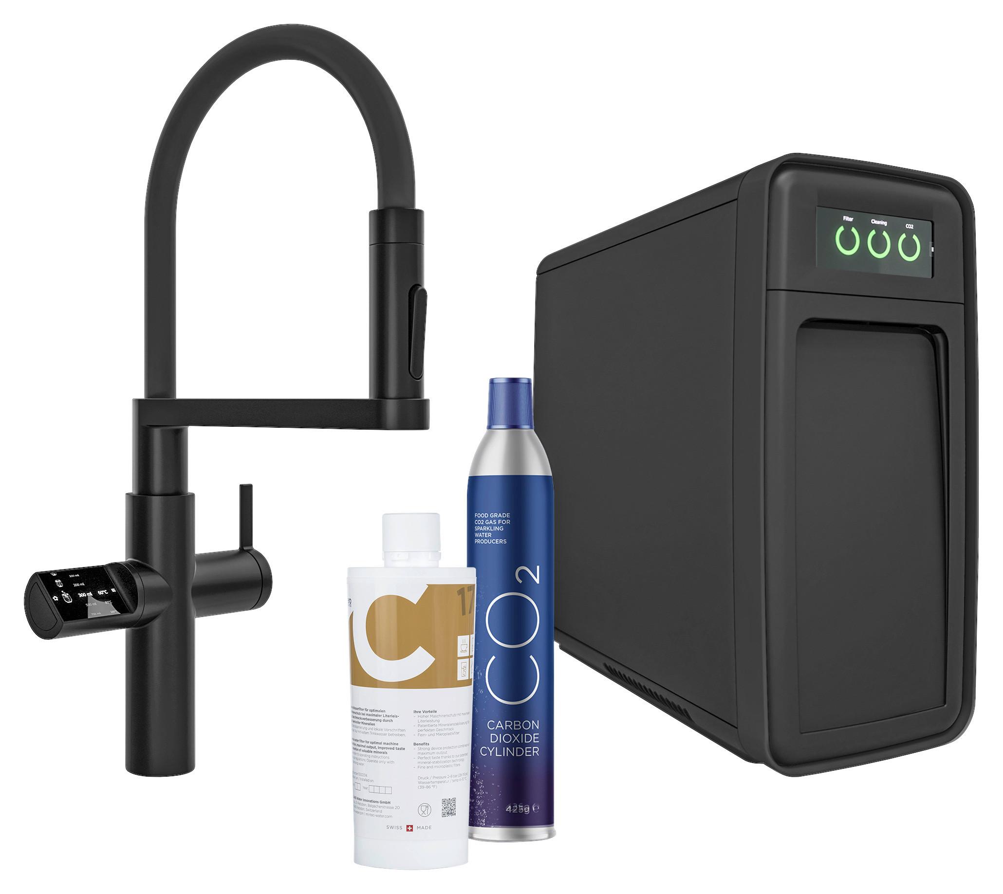 Küchenarmatur 31103110218 Schwarz - Schwarz, Basics, Kunststoff/Metall (20/43,9/51,60cm)