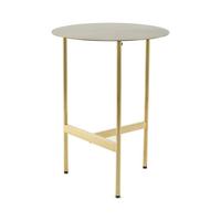 Beistelltisch Pema 100 Gold - Goldfarben, Design, Metall (40/54/40cm) - Kayoom