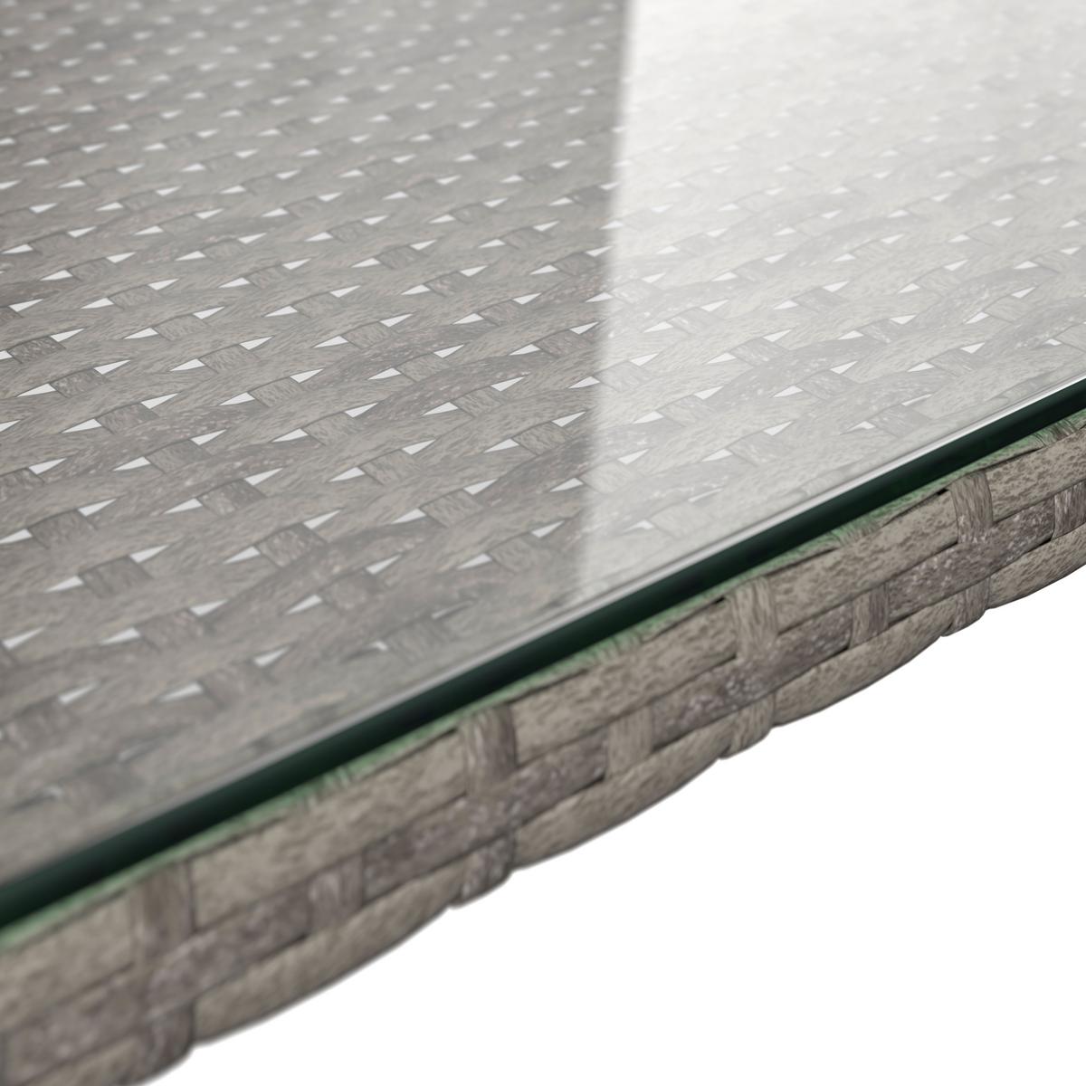 Kerti Garnitúra Michelle - világosszürke/antracit, Basics, műanyag/textil