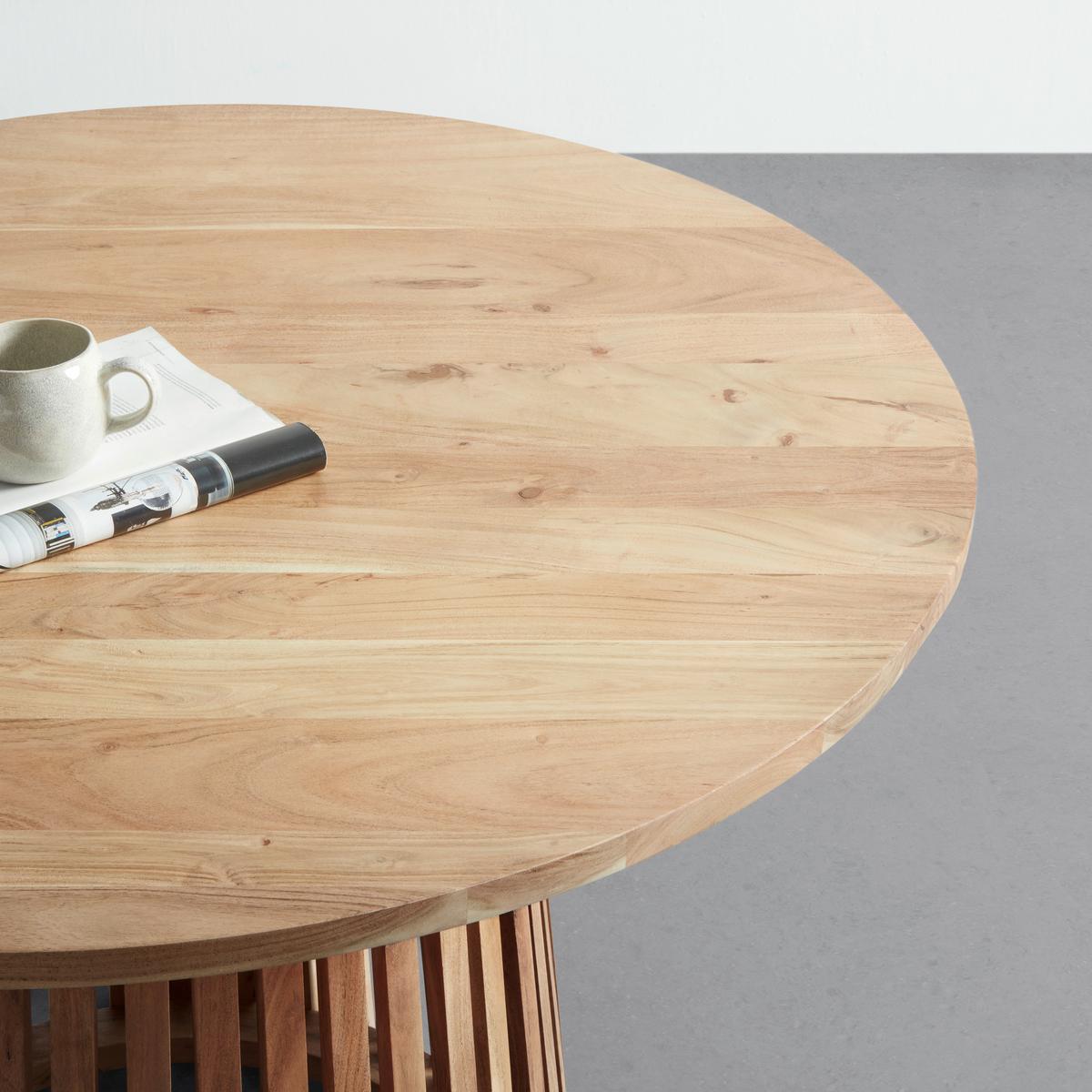 Esstisch Noel Naturfarben - Naturfarben, MODERN, Holz (120/120/76cm) - Zandiara