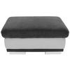Tabure Seaside, Siva - barve kroma/siva, Konvencionalno, kovina/tekstil (97/47/67cm) - Premium Living