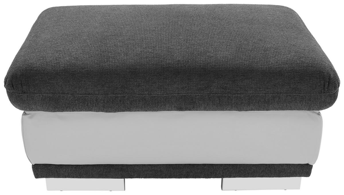 Tabure Seaside, Siva - barve kroma/siva, Konvencionalno, kovina/tekstil (97/47/67cm) - Premium Living