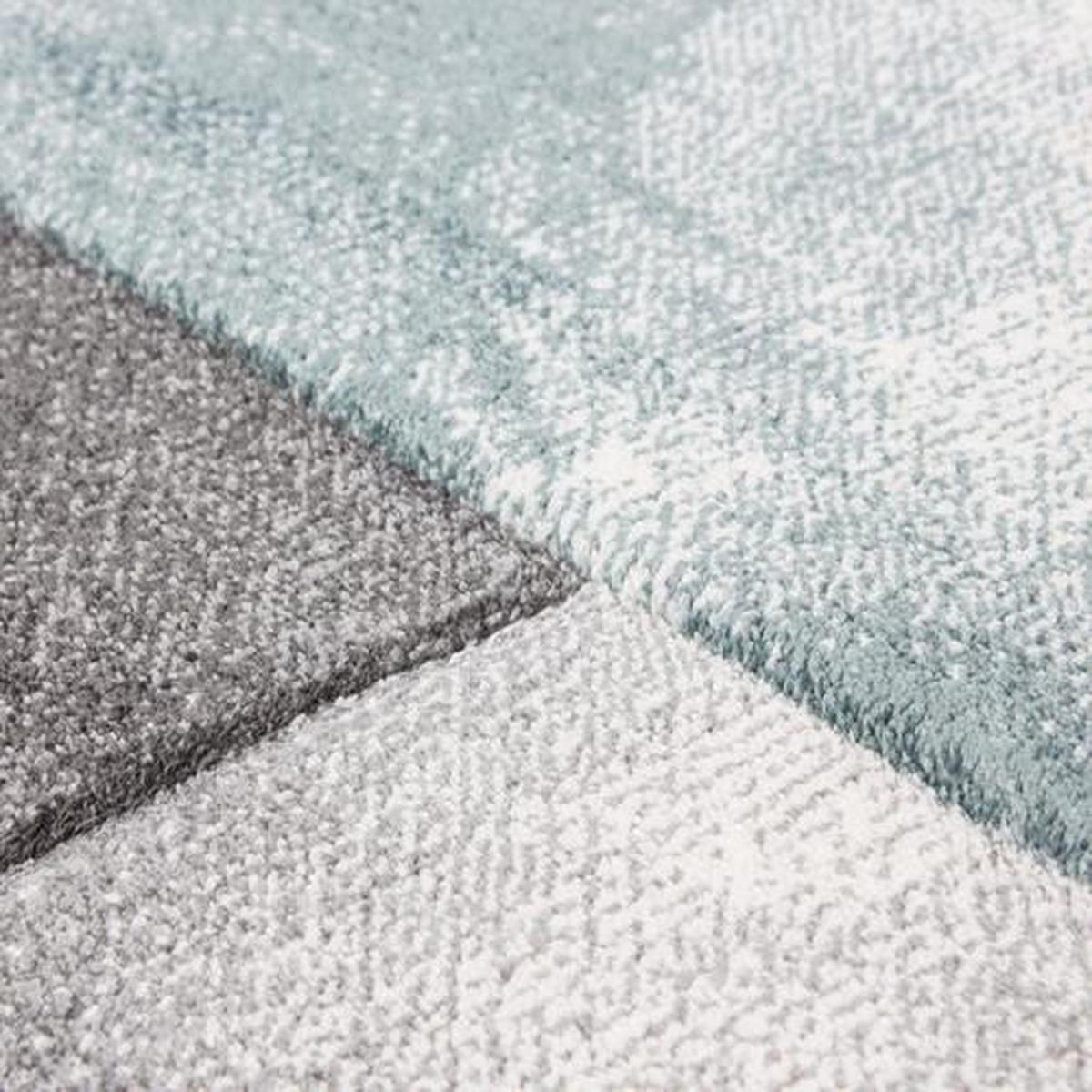 Webteppich Hawaii Blau ca. 80x150cm - Blau, KONVENTIONELL, Textil (80/150cm) - Novel