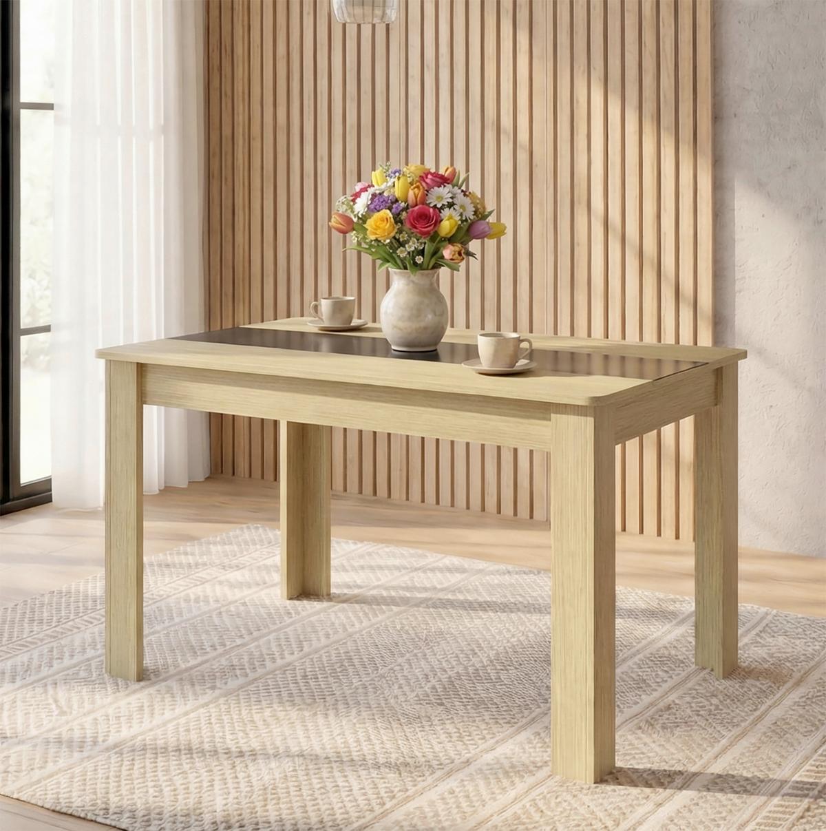 Esstisch Vcm Esstisch "disalo" 115x80 - Honigeiche, Modern, Holzwerkstoff (115/80/75cm) - MID.YOU
