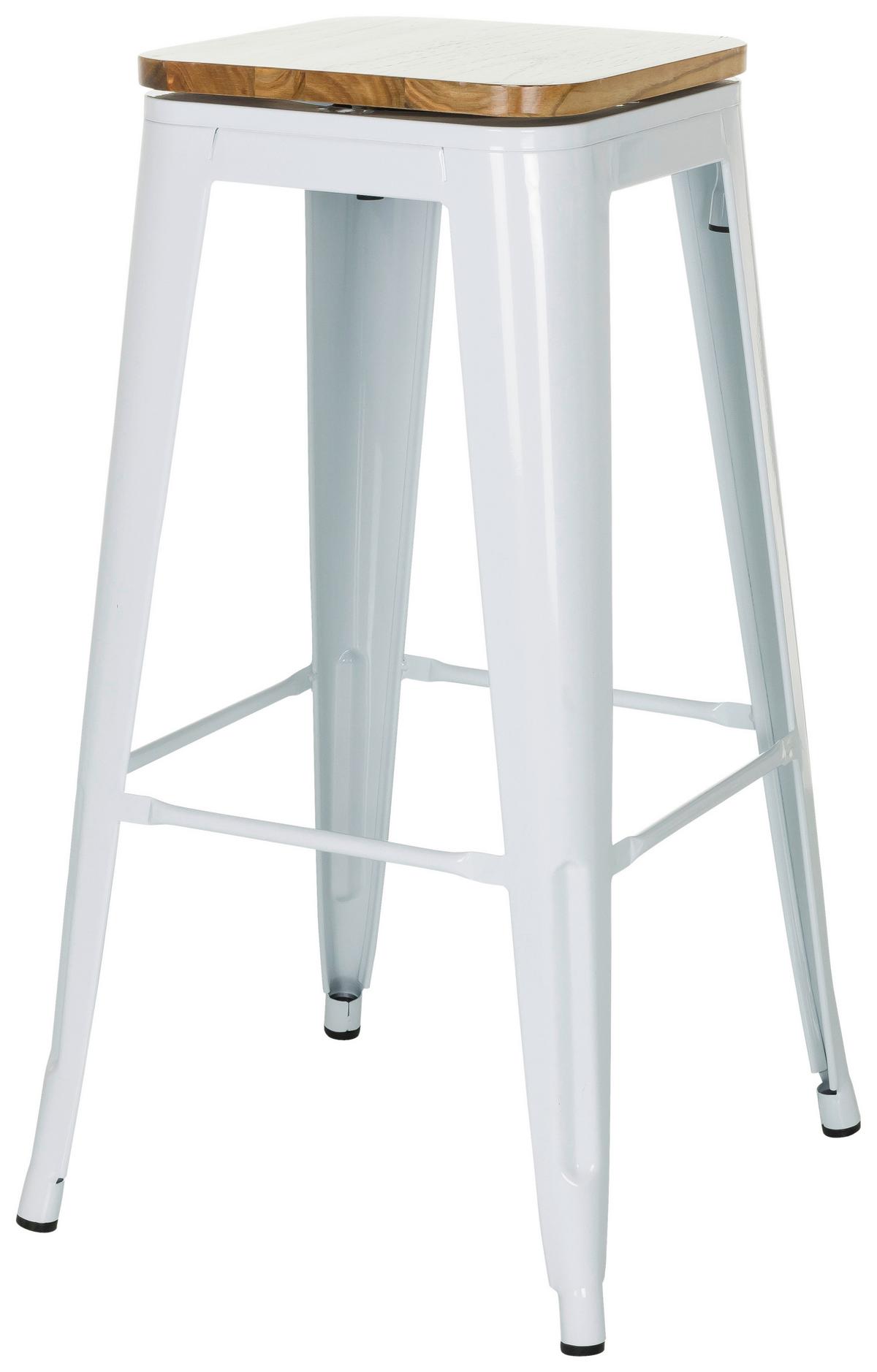 Barski Stol Vantaggio High Ws, Bela - bela, Moderno, kovina/les (44/77/44cm) - MID.YOU