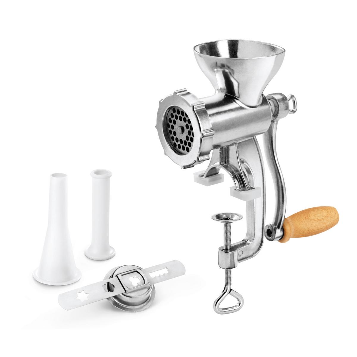 Húsdaráló Jack 3in1 - alumíniumszínű, Basics, műanyag/fém (14,3/26,1/9,8cm) - Metaltex
