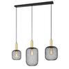 HÄNGLAMPA DRATO - svart/guldfärgad, Modern, metall (81.5/20/120cm) - Mömax