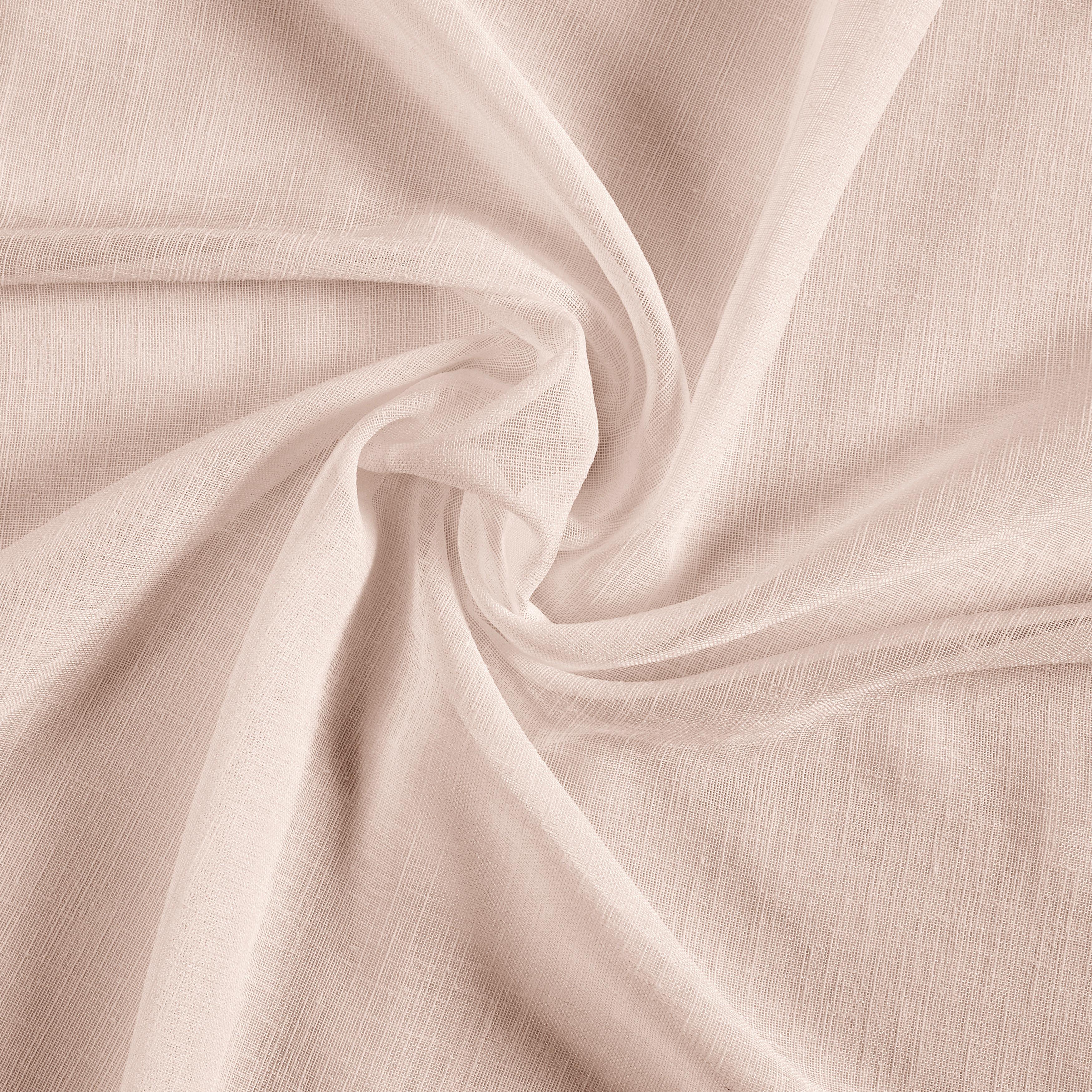GARDINLÄNGD SIGRID -EXT- - rosa, Romantik / Lanthus, textil (140/245cm) - Premium Living
