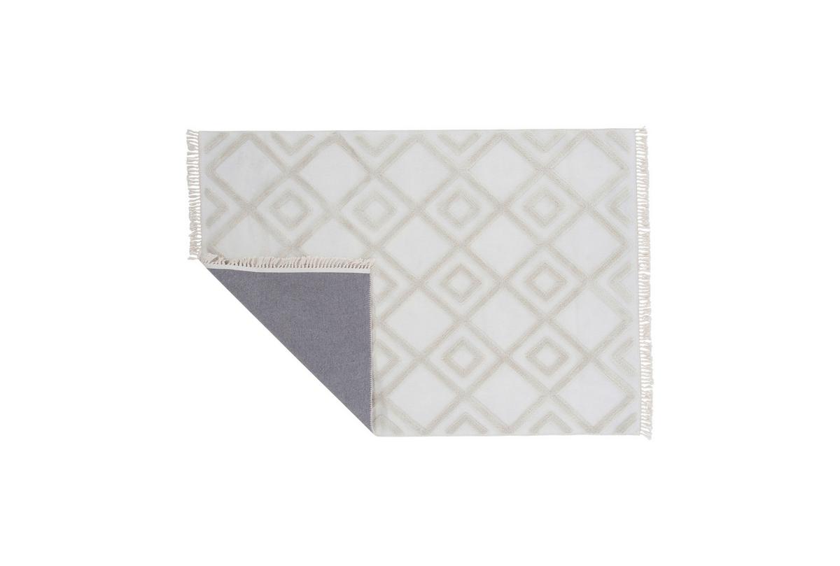 FLACHWEBETEPPICH TOWA - Weiß, LIFESTYLE, Textil (160/230cm) - P & B