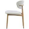STOL IDA - beige/ekfärgad, Design, metall/trä (50/80/57cm) - Mömax