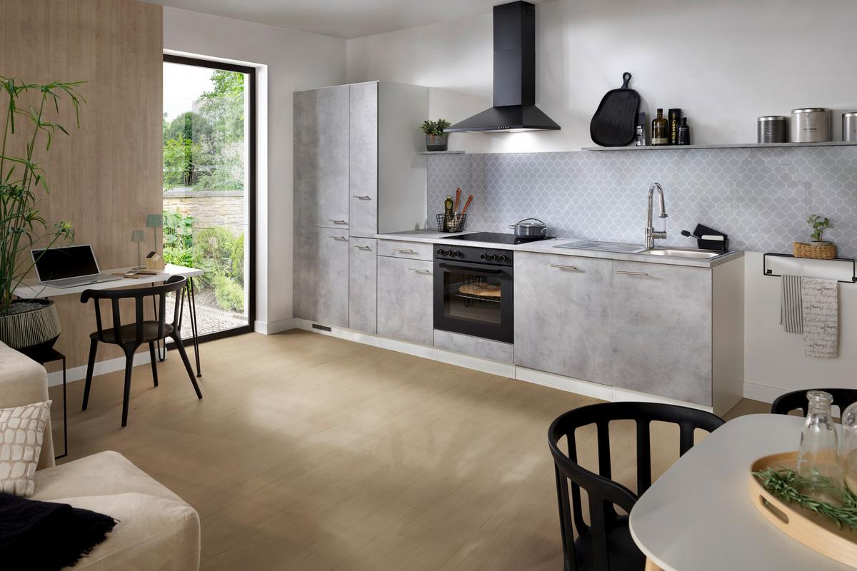 Set S Štedilnikom Hs2001ms-26 - črna, Basics, kovina/steklo (59,4/59,5/52,1cm) - Respekta