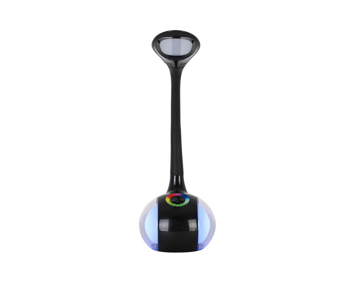 Lampă de birou cu LED Nihat - negru/transparent, Modern, plastic/metal (max 30/13,5/max 53cm) - Mömax