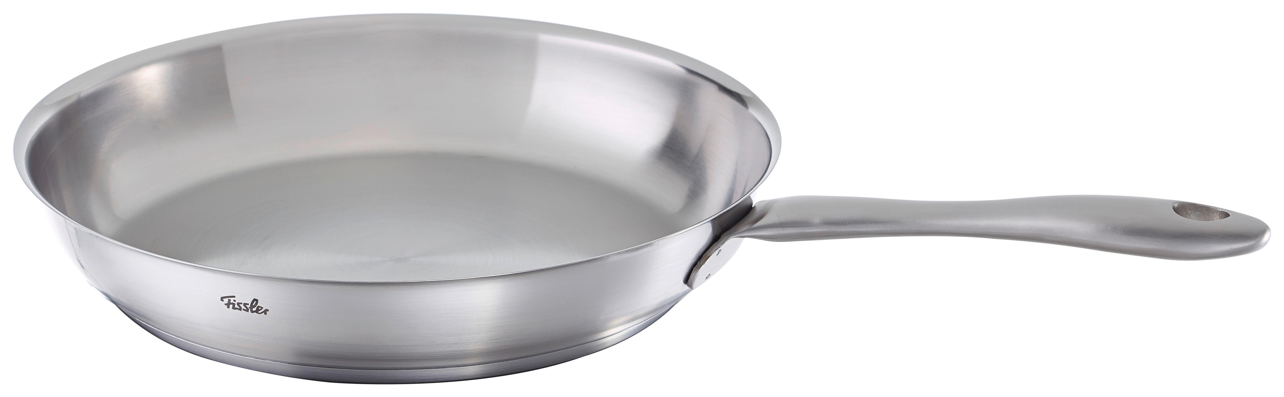 PATELNIA DO SMAŻENIA 08135328100 FISSLER - kolor srebrny, Basics, metal (28cm) - Fissler