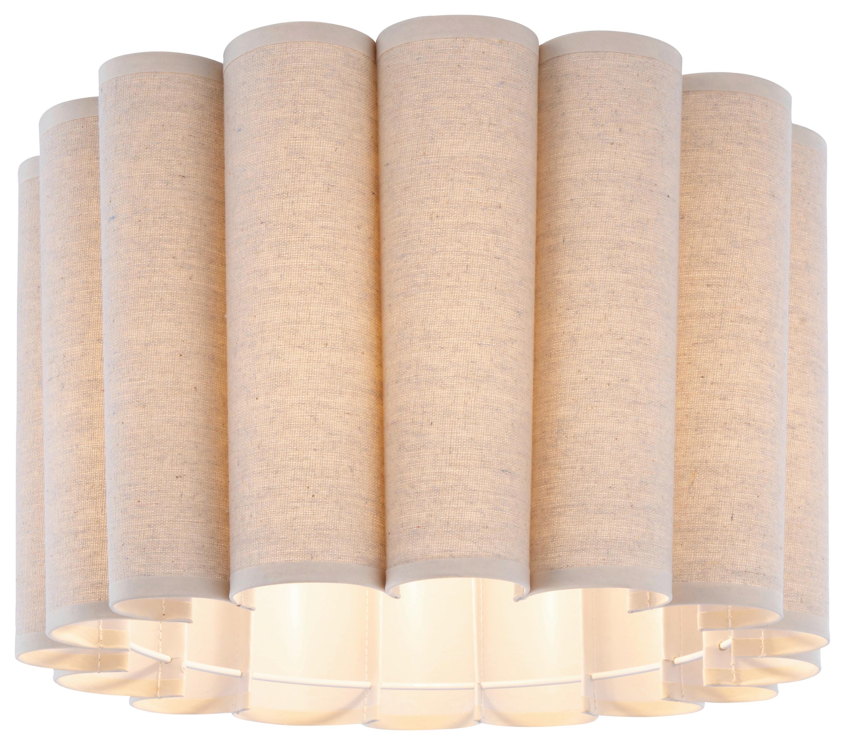 TAKLAMPA SEJLA - beige, Modern, metall/textil (40/40/30cm) - Mömax