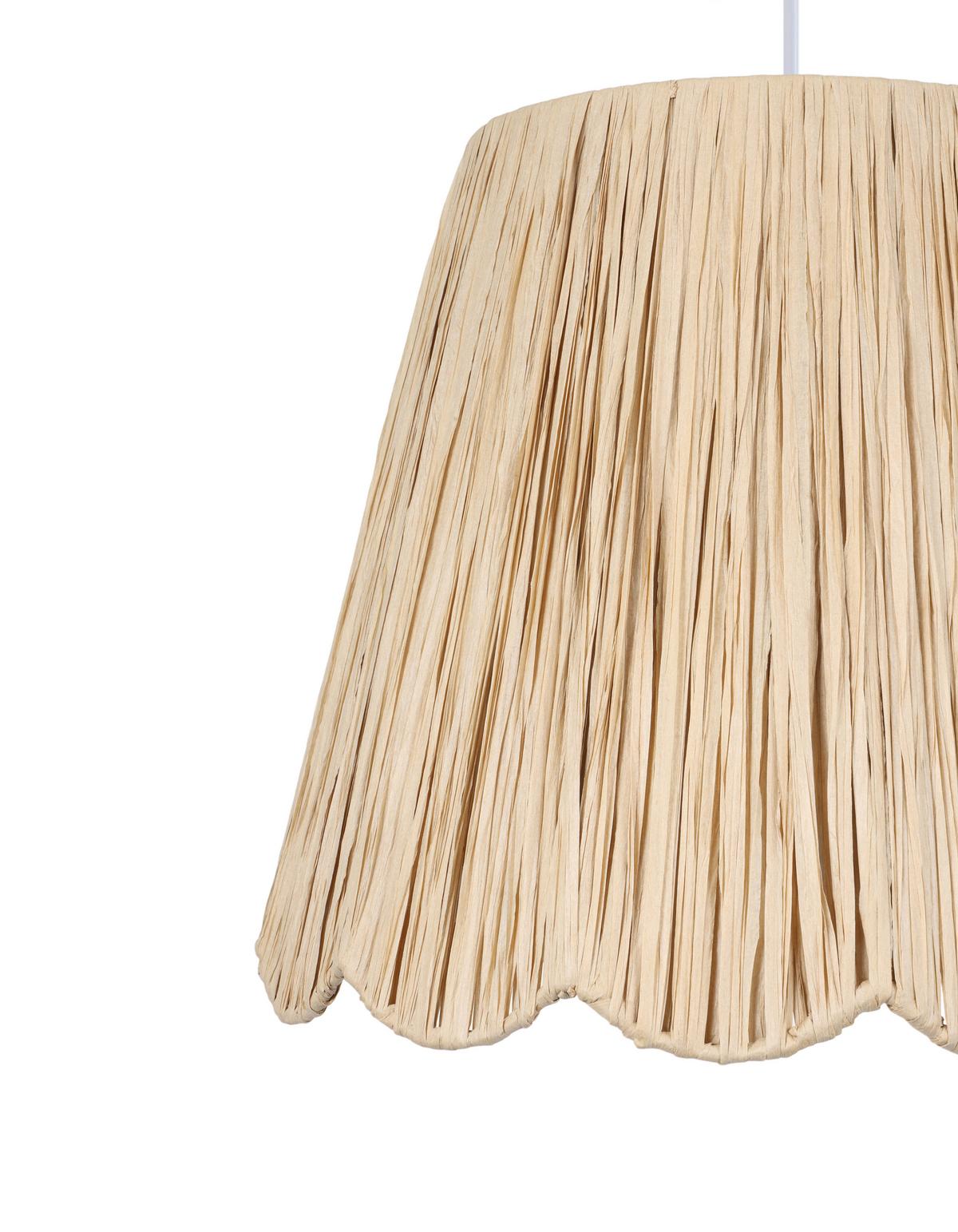 LAMPA WISZĄCA DARLIN - kolor naturalny/biały, Konventionell, metal/papier (40/120cm) - Collet's Monde