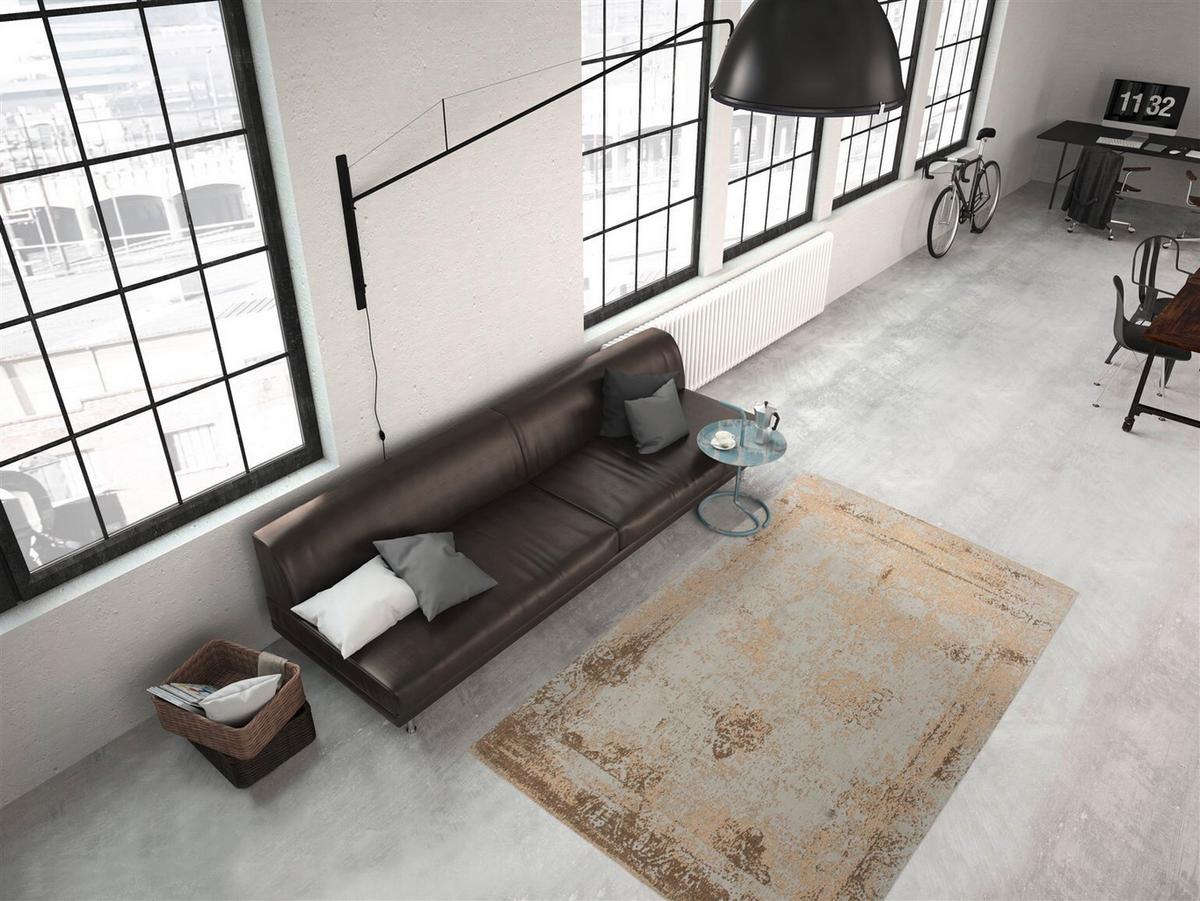 Flachwebeteppich Nostalgia 285 Sand - Creme, Konventionell, Textil (120/170cm) - Kayoom