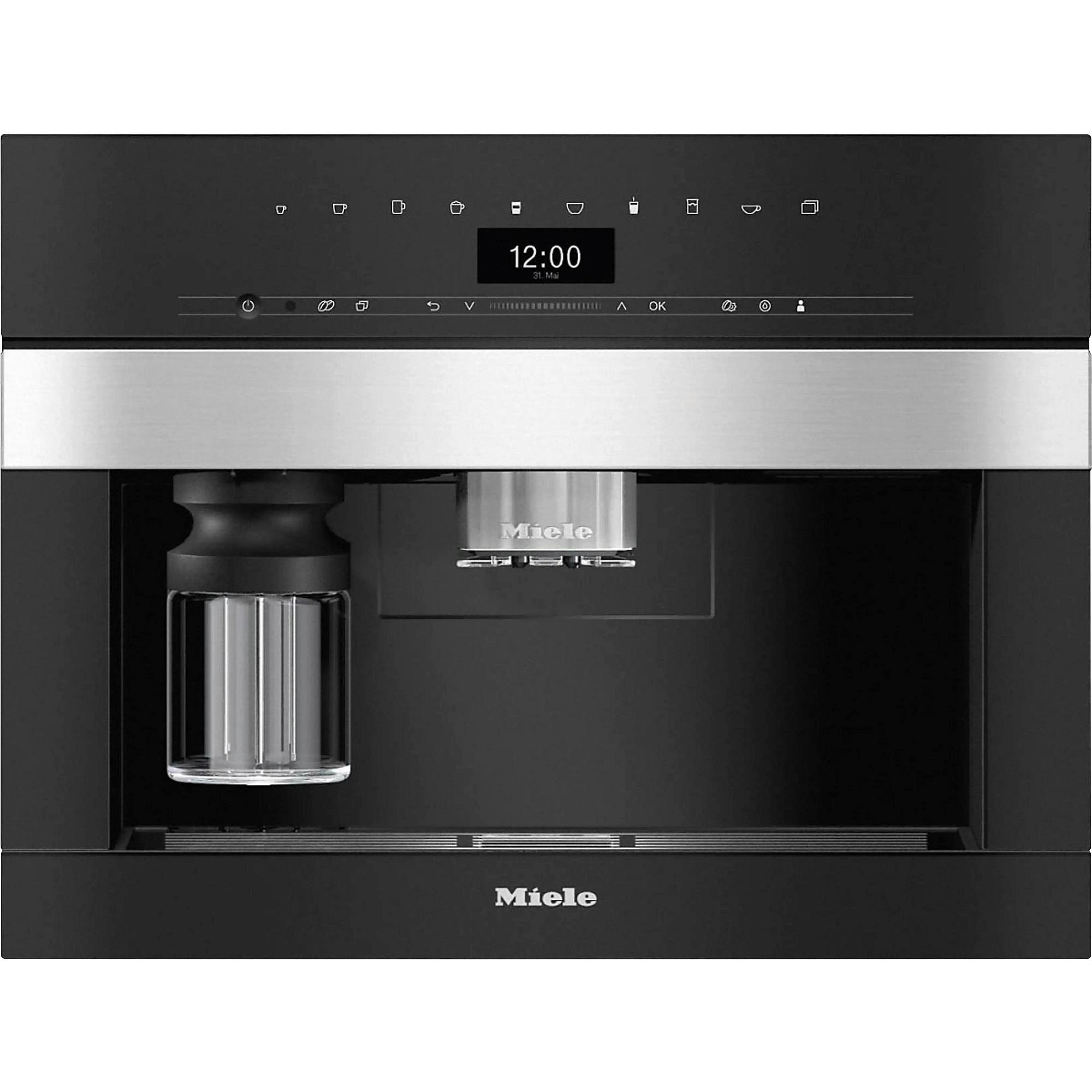 Kaffeevollautomat CVA7445 Edelstahlfarben/Dunkelgrau - Edelstahlfarben/Dunkelgrau, MODERN, Metall (59,5/45,5/47,5cm) - Miele
