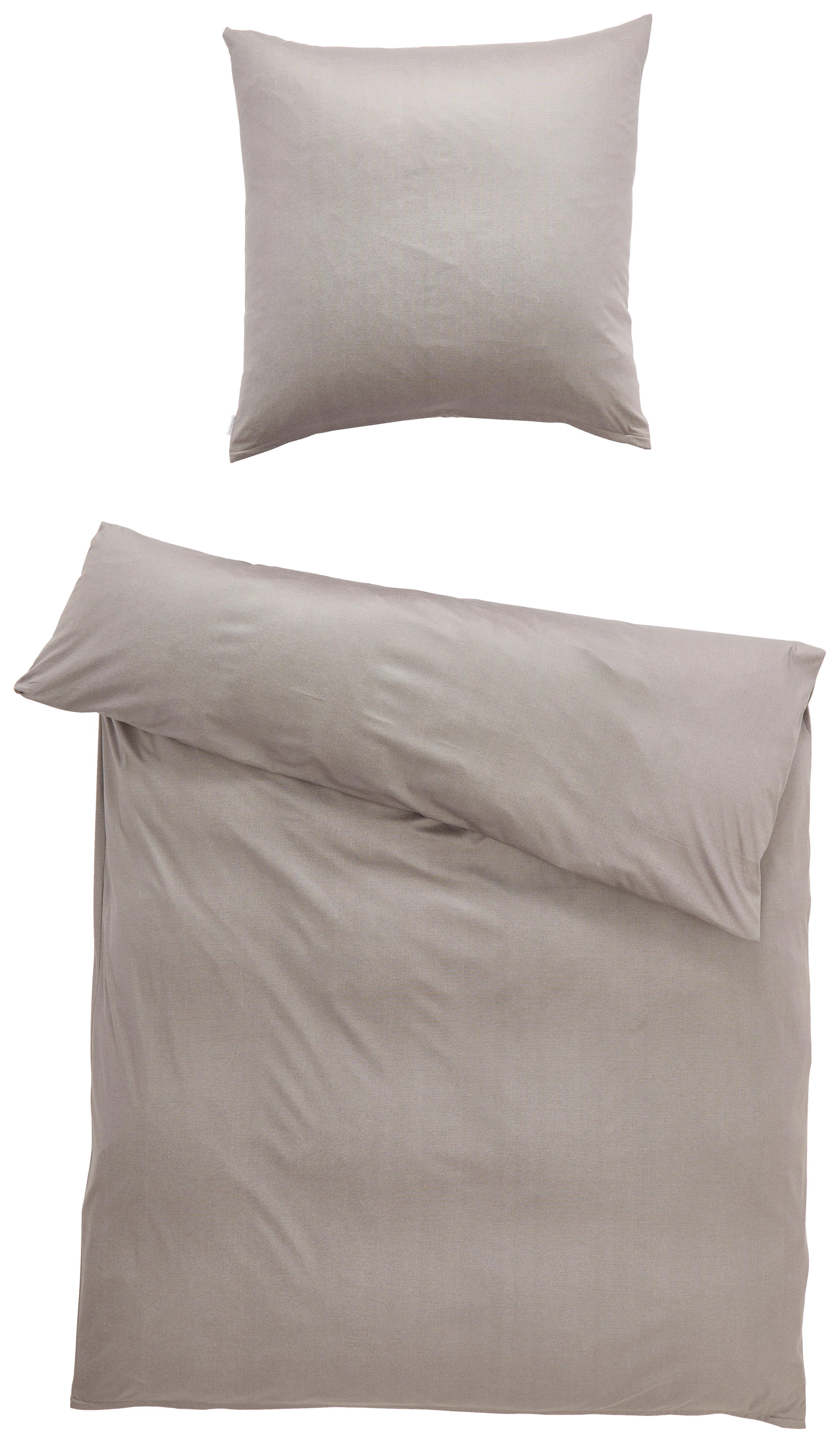 POŚCIEL TASSILO - taupe, Basics, tkanina (135/200cm) - Estella