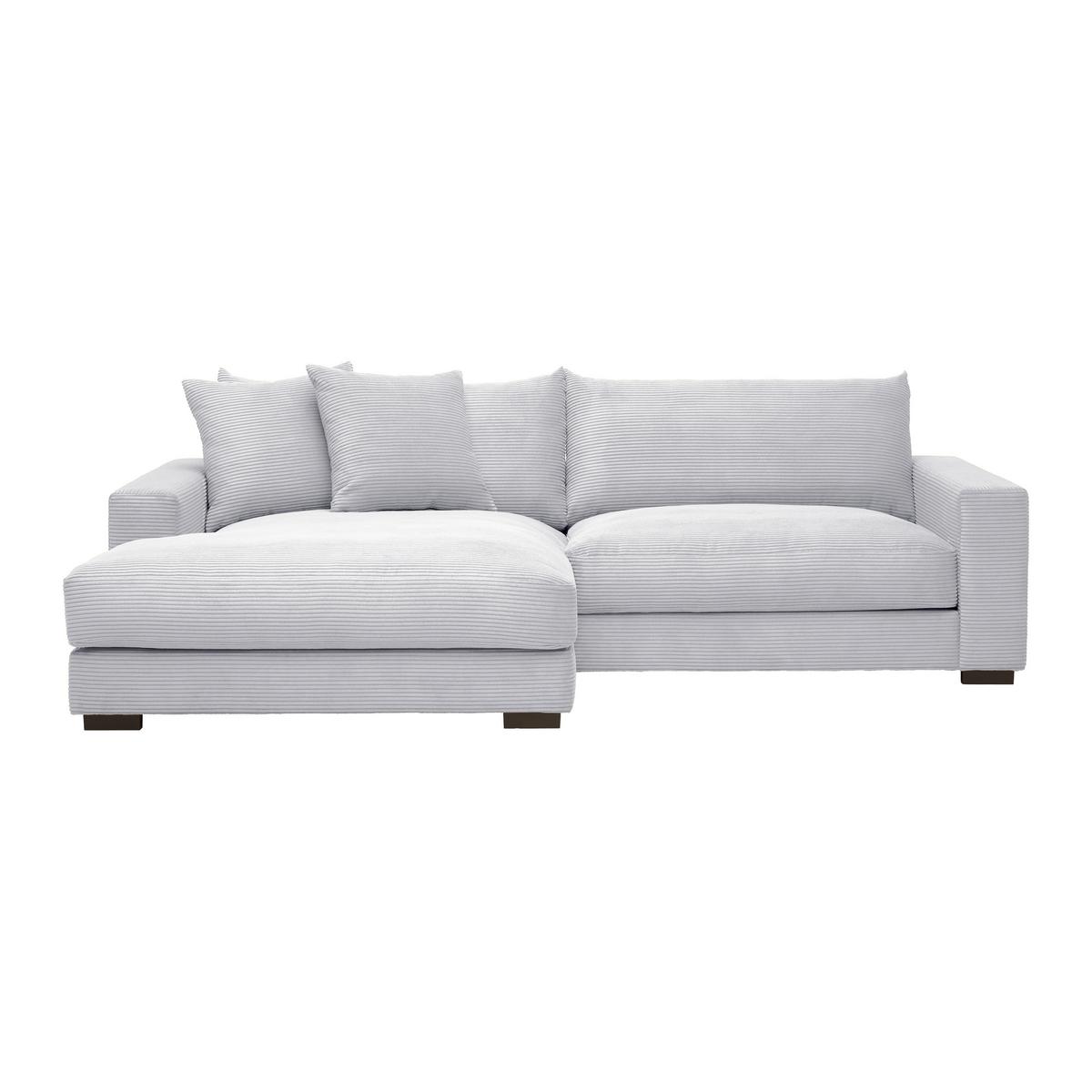 Kutna  Garnitura Pedro - svijetlo siva, Moderno, tekstil (180/83/265cm) - Mömax