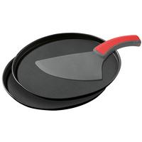 Pizzaset Mario in Schwarz, 3-teilig - Schwarz, KONVENTIONELL, Metall (29cm) - Zenker