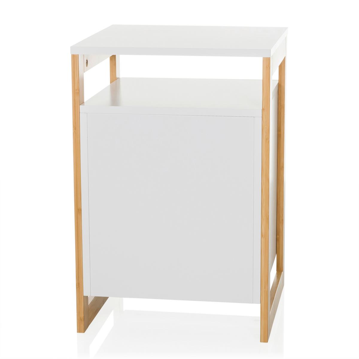 Mizica Tarolo, Bela - svetlo rjava/bela, Moderno, leseni material (40/60/40cm) - MID.YOU