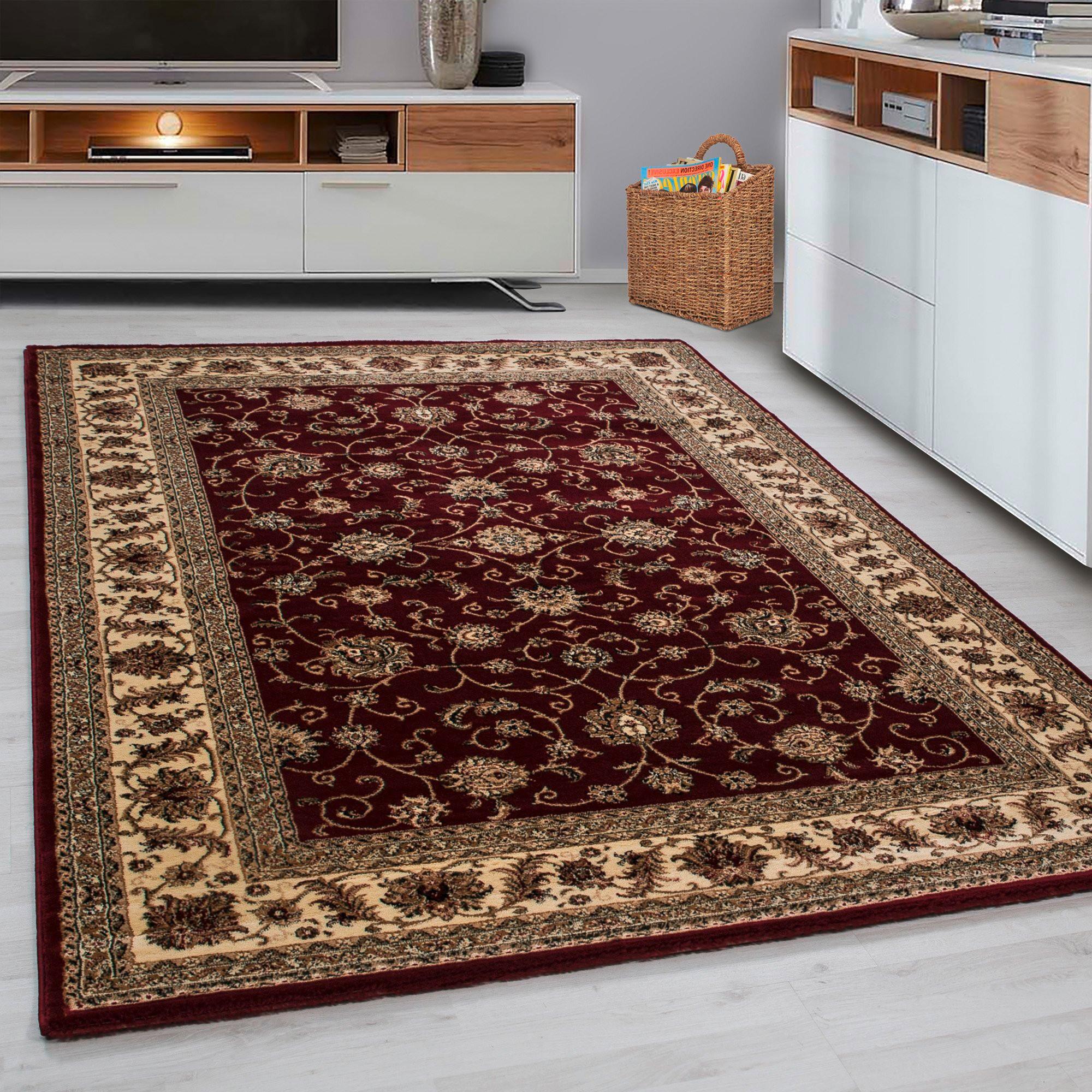 Tkana Preproga Marrakesh, Rdeča, 120x170cm - rdeča/bež, Konvencionalno, tekstil (120/170cm)
