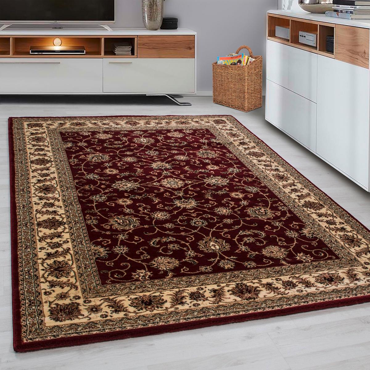 Tkana Preproga Marrakesh, Rdeča, 120x170cm - rdeča/bež, Konvencionalno, tekstil (120/170cm)