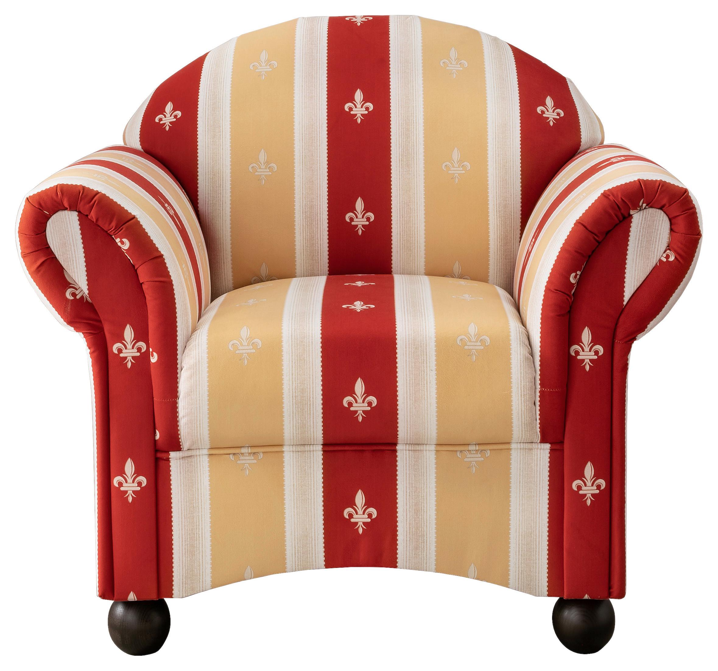 Relaxsessel Torello Rot Mikrofaser - Wengefarben/Rot, KONVENTIONELL, Holz/Textil (90/84/80cm) - Livetastic