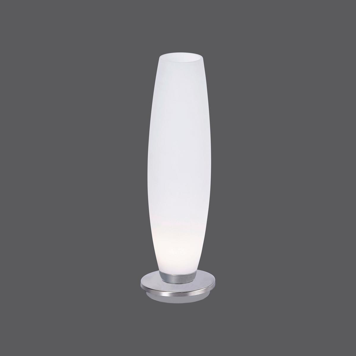 LED-Tischleuchte 4027-55 max. 1xG9,3 Watt - Weiß/Nickelfarben, KONVENTIONELL, Glas/Metall (11/11/34cm) - Paul Neuhaus
