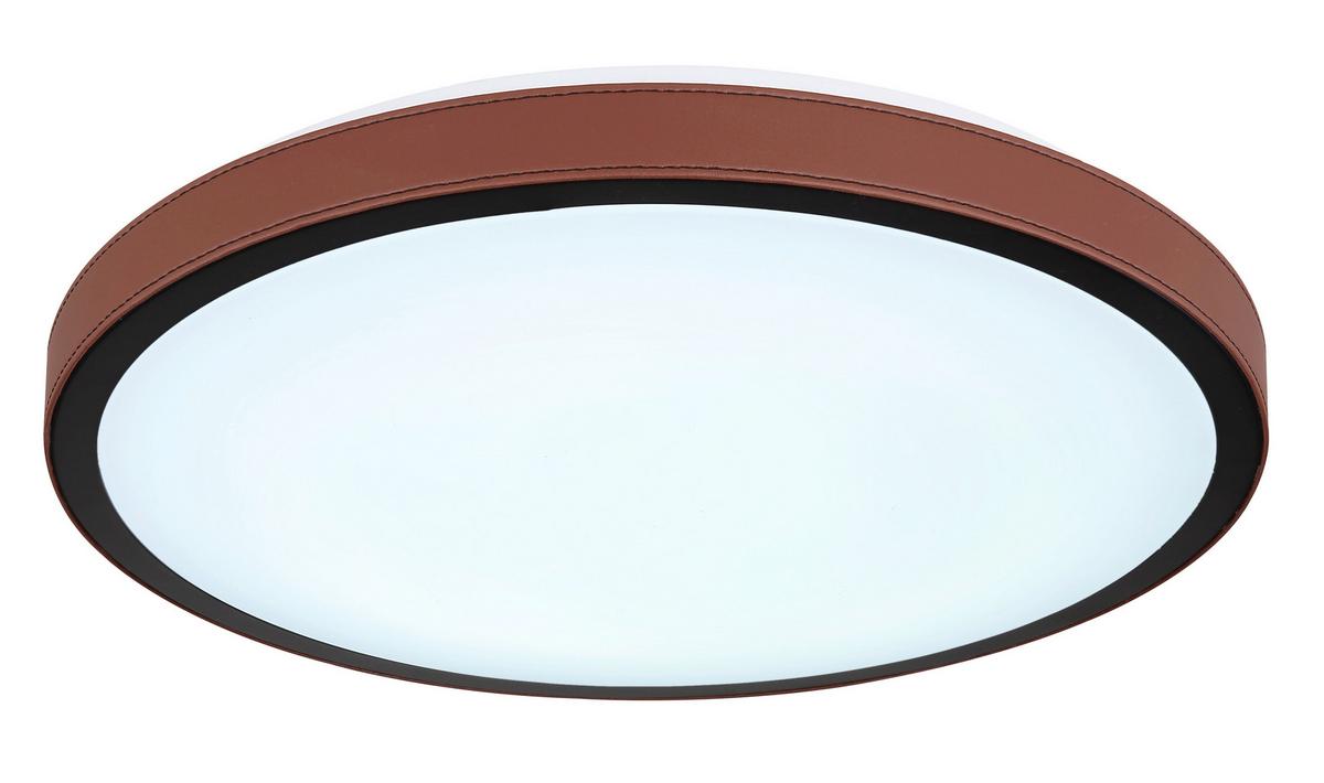 Stropna Led-svetilka Sammi, S Sijalko - črna/bela, Konvencionalno, kovina/umetna masa (42/9,5cm) - Globo