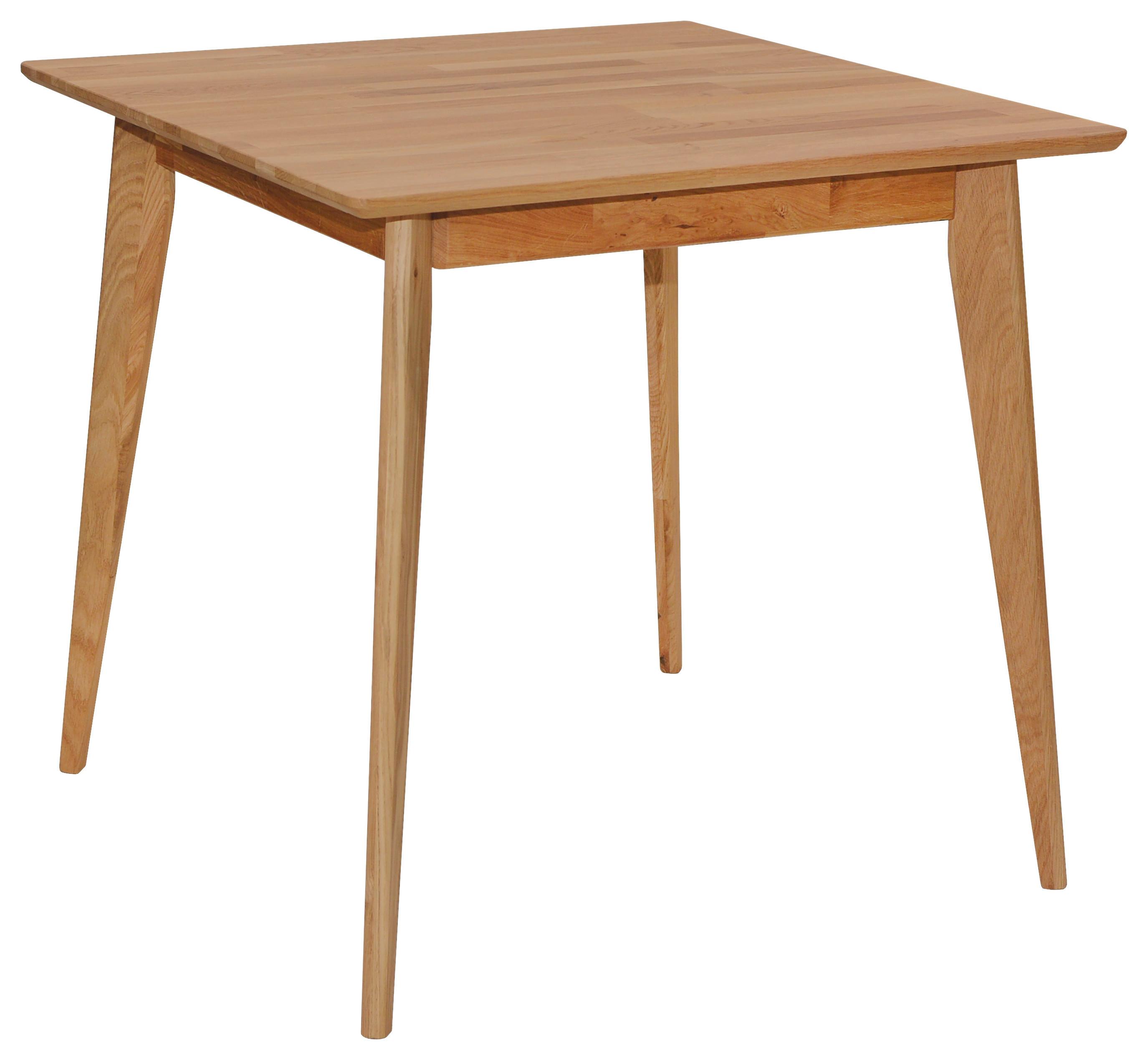 Esstisch Rita Eichfarben ca. 80x80x75cm - Eichefarben, KONVENTIONELL, Holz (80/80/75cm) - Zandiara