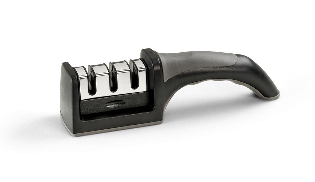 Dispozitiv de ascuțit cuțite PEPPER - negru/gri, Konventionell, ceramică/plastic (5/21cm) - Mömax