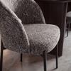 STOL NADIYA - brun/svart, Modern, metall/trä (52/78/56cm) - Bessagi Home